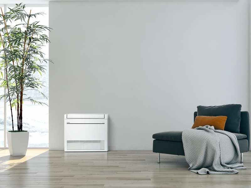 Mitsubishi KW RapidHeat Floor Console